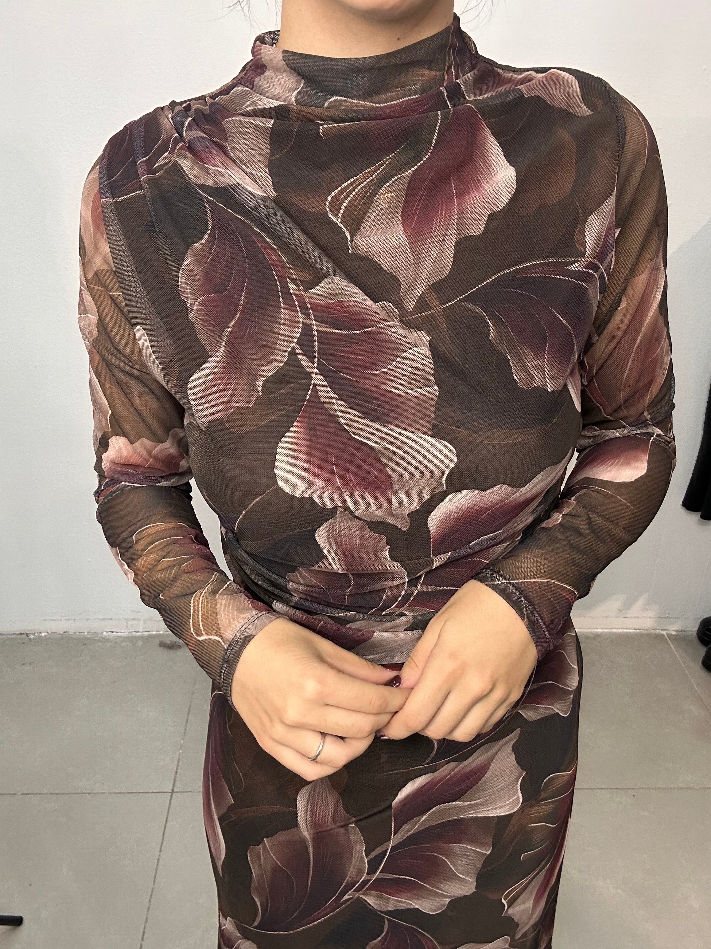 BLUSA SENSUAL LEAVES