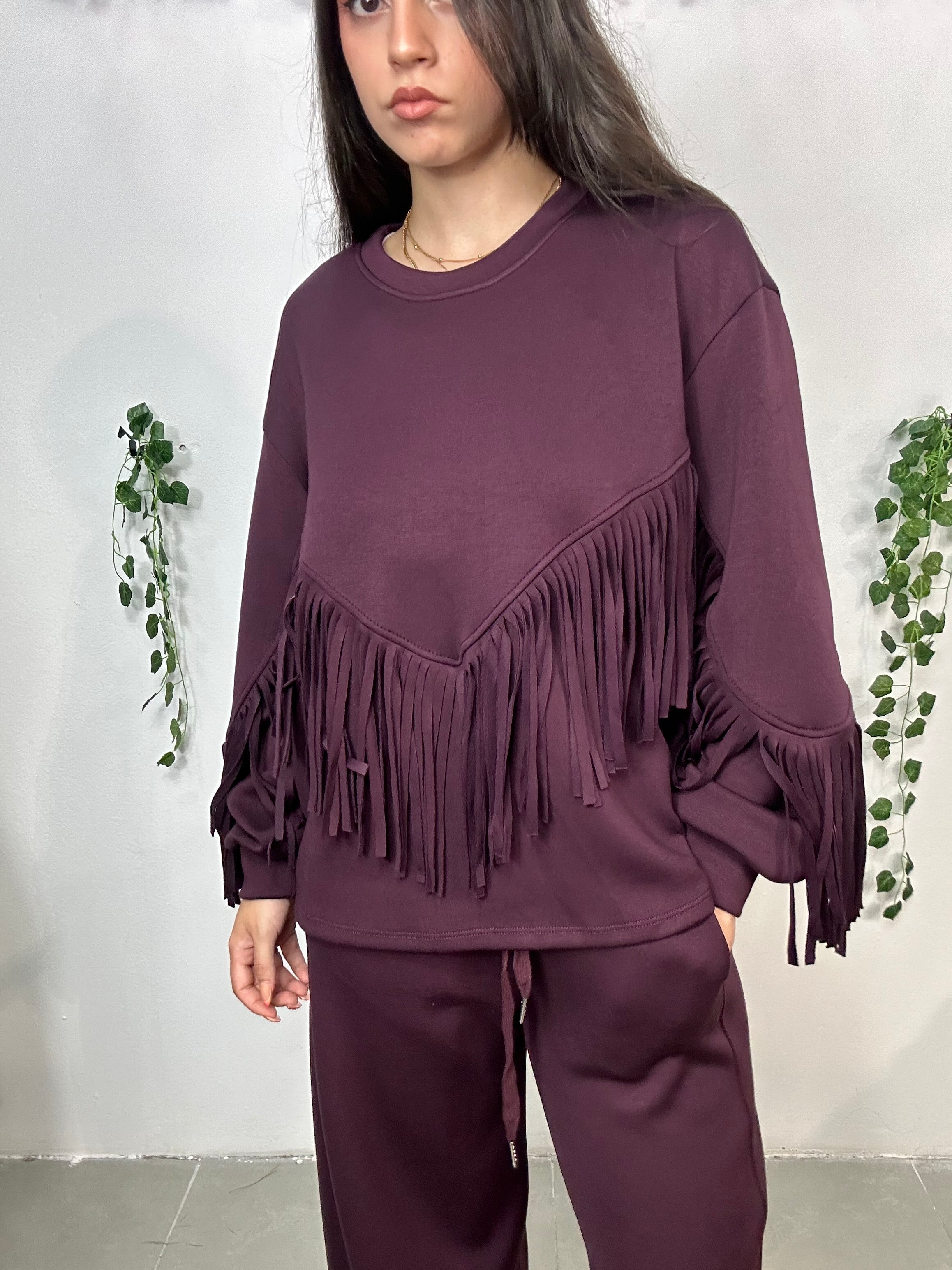 SUDADERA FLECOS SWEET