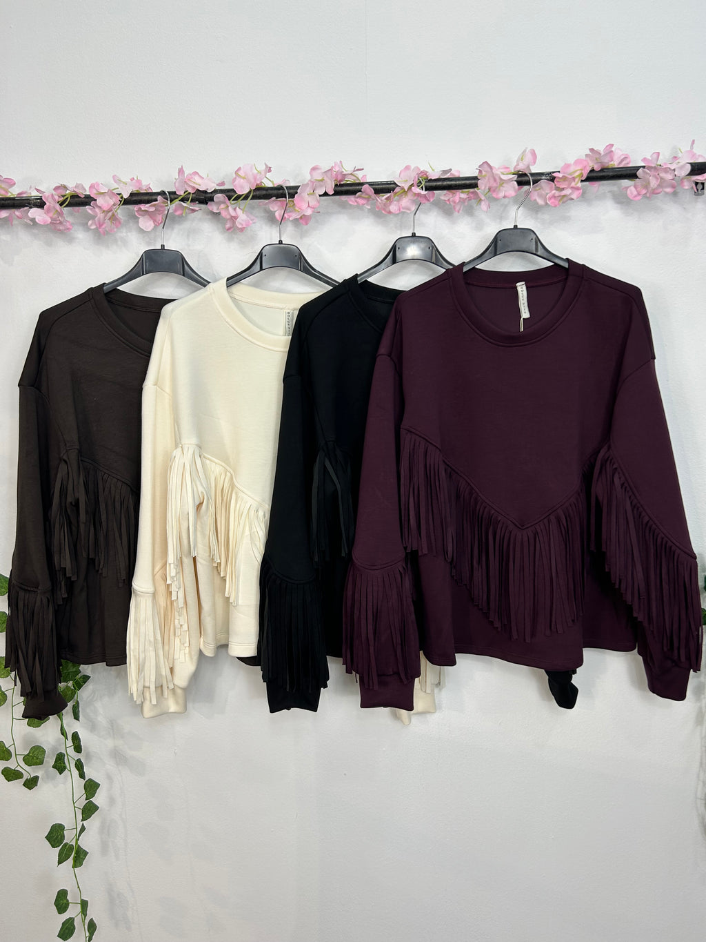 SUDADERA FLECOS SWEET