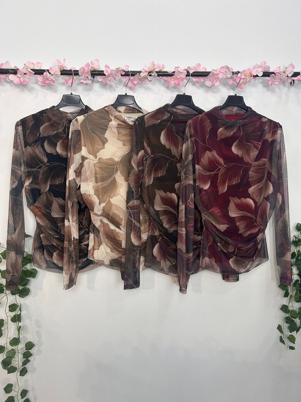 BLUSA SENSUAL LEAVES