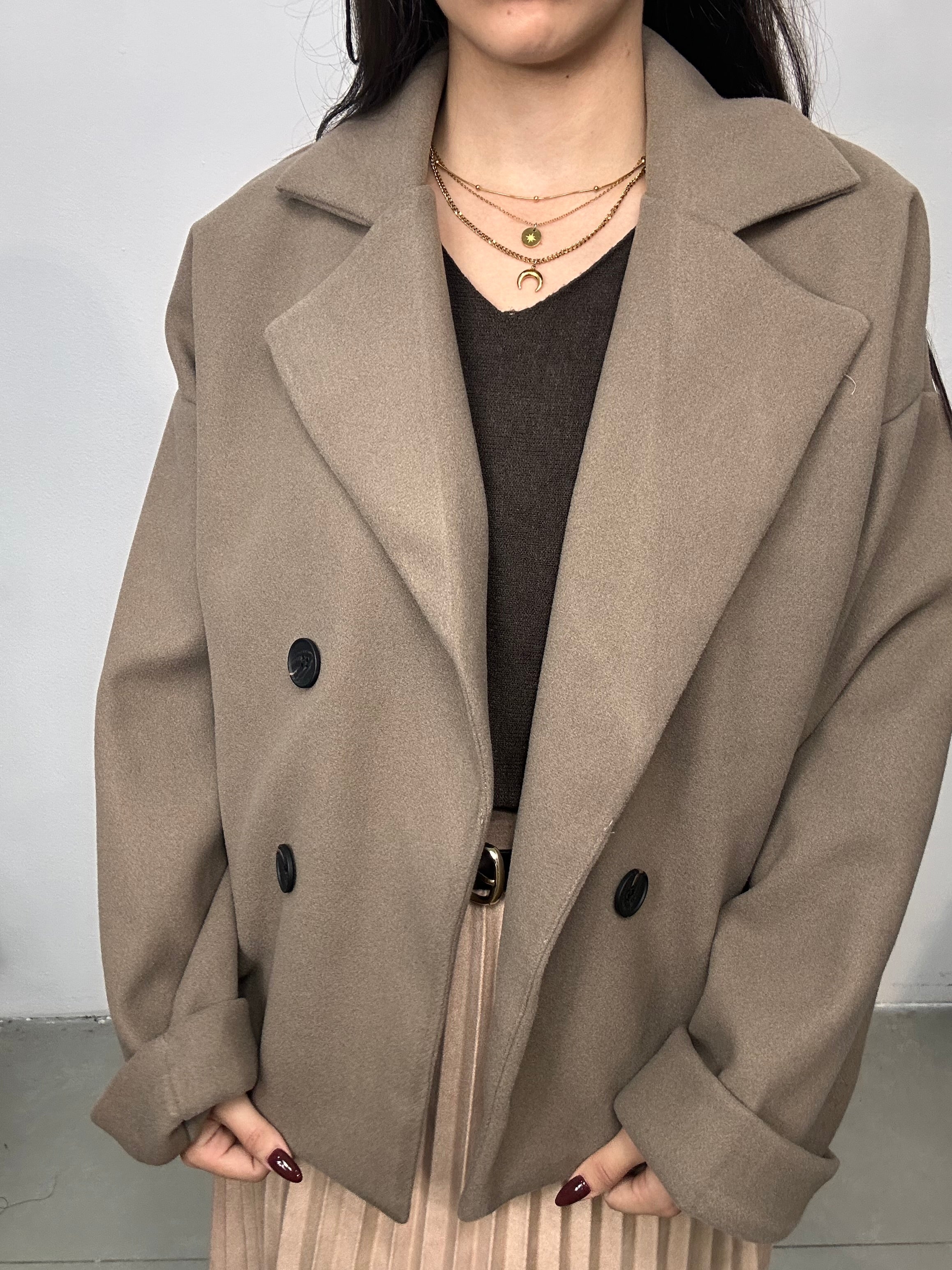 CHAQUETA ABRIGO CORTO